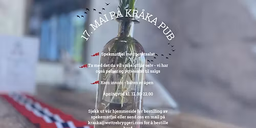 17 MAI P\u00c5 KR\u00c5KA PUB 