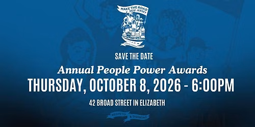 Annual People Power Awards - Thursday, October 8 - 6pm