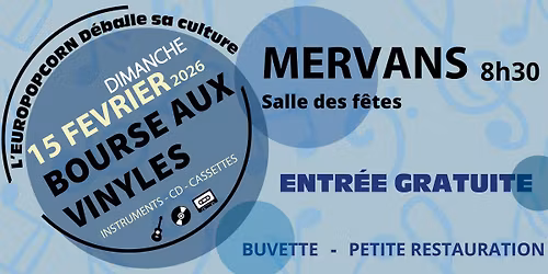 L'Europopcorn d\u00e9balle sa culture - BOURSE AUX VINYLES