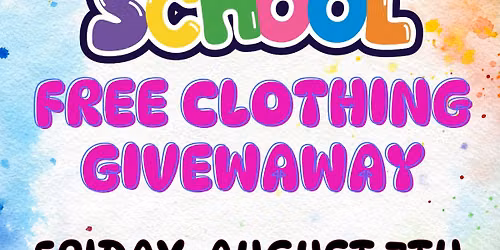 Back to School Clothing Giveaway