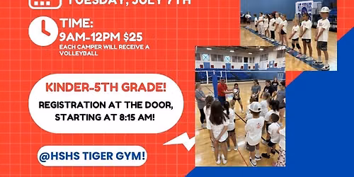 Littles volleyball camp
