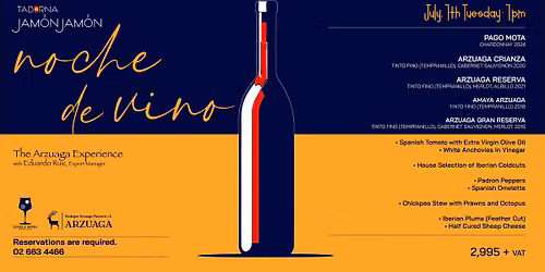 Noche de Vino: The Arzuaga Experience
