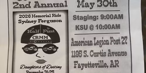 2nd Annual Memorial Ride