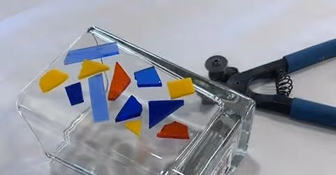 Glass & Metalwork: Stained-Glass Style Mosaics