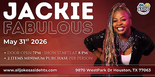 Jackie Fabulous Live at All Jokes Aside Comedy Lounge