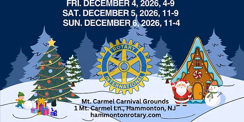 4th Annual Rotary Club of Hammonton WinterFest