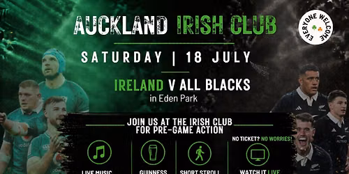 IRELAND v ALL BLACKS | PRE-GAME ACTION at the Irish Club