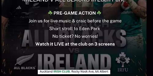 IRELAND v ALL BLACKS