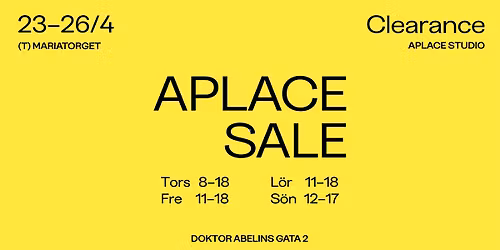 APLACE Clearance Sale