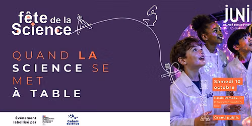 F\u00eate de la science - Quand la science se met \u00e0 table