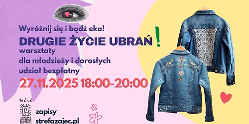 Drugie \u017cycie ubra\u0144 - warsztaty upcyklingowe