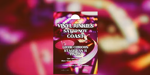 Vinyl Junkies w\/ Lizzie Curious, Stage Van H & Tin Tin
