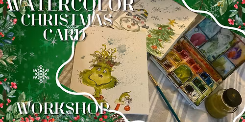 Watercolor Christmas Card Workshop