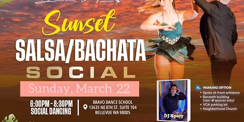 Sunday Sunset Salsa\/Bachata Social DJ Spicy 
