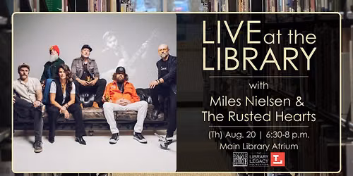 Live at the Library with Miles Nielsen & the Rusted Hearts