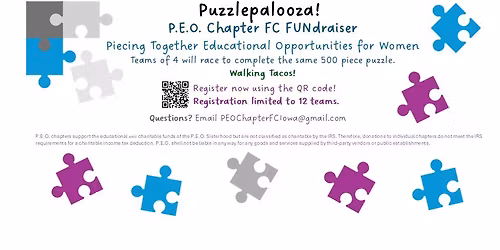 Puzzlepalooza Fundraiser (Chapter FC, P.E.O.)