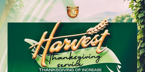 Thanks Giving Service 