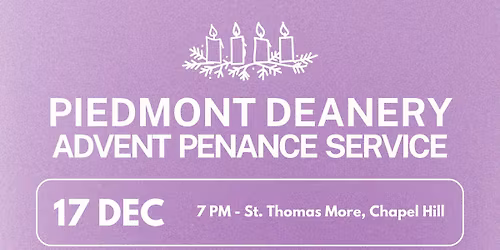 St Thomas More Advent Penance Service