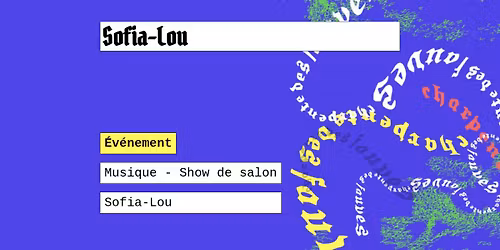 Sofia-Lou\u25ba Show de salon \u25baMusique