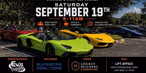 Lake Mary Cars & Coffee - Sat September 19th