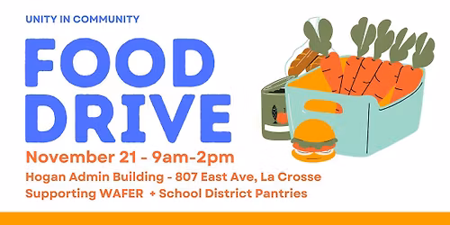 Food Drive at Hogan!
