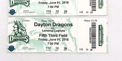 Dayton Dragons vs. Lansing Lugnuts