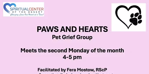 Hearts And Paws Pet Grief Group