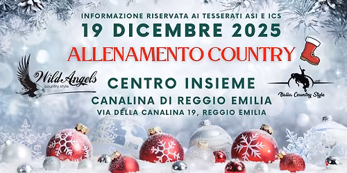 Reggio Emilia country, Festa di Natale al Centro Insieme Canalina e stage two step