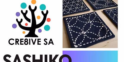 Introduction to Japanese Sashiko Stitching Workshop (Incl take home kit)