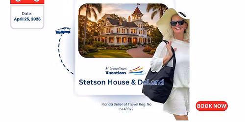 Tour the Stetson Mansion + Lunch + Downtown DeLand \ud83c\udfdb\ufe0f\ud83c\udf3f | Departing from The Villages\u00ae
