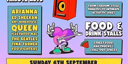 We Love it Outdoor Tribute Festival  Hull- SEPT 2026