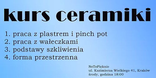 ceramika kurs dla pocz\u0105tkuj\u0105cych\/Krak\u00f3w