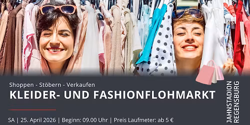 Kleider- und Fashionflohmarkt im Jahnstadion Regensburg
