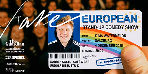 Dima Watermelon: Fake European | Stand-Up Comedy in Salzburg