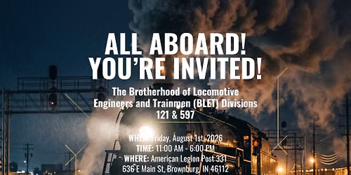 BLET DIvision 121 & 597 Annual Cookout