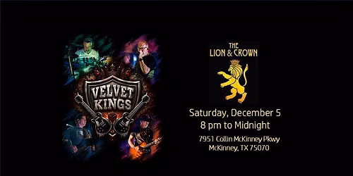 The Velvet Kings ROCK Lion & Crown