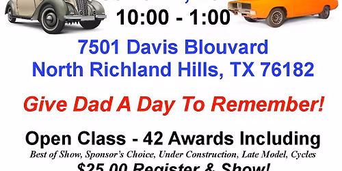 North Richland Hills Gateway Church Father\u2019s Day Classic Car Show