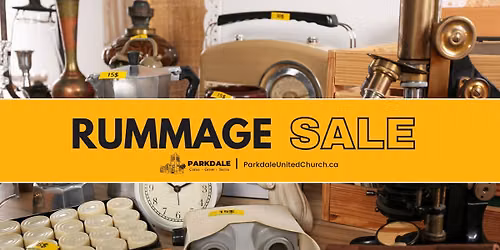 Rummage Sale | Parkdale United Church
