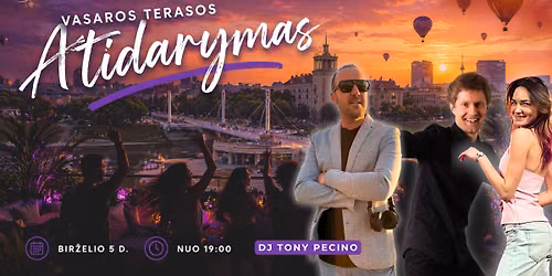 CUP Terrace Opening with DJ Tony Pecino\ud83c\udfb6\u2600\ufe0fBachata Vilnius\ud83d\udc9c