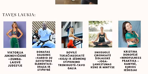 VIETŲ NĖRA! “Aš kuriu save” sporto renginys moterims