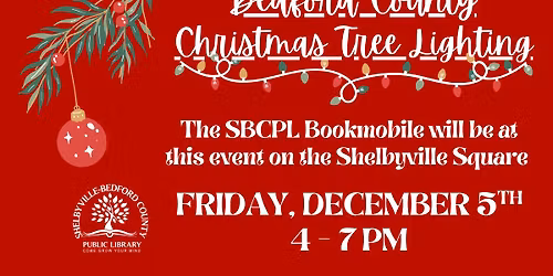 Bedford County Christmas Tree Lighting on the Square