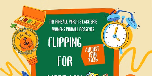 Flipping for Literacy! Women's Pinball Tournament 8.15.26