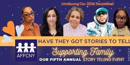 SUPPORTING FAMILY: Our 5th Annual Storytelling Event