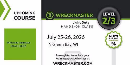 Green Bay, WI Level 2\/3 July 25-26, 2026