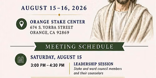 Stake Conference