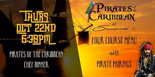 Pirates of the Caribbean Chef Dinner
