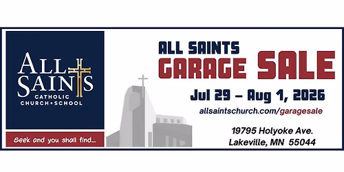 All Saints Garage Sale 2026