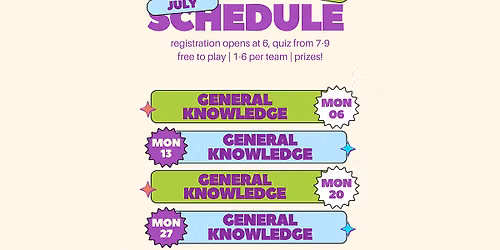 General Knowledge Trivia with Get It Games!