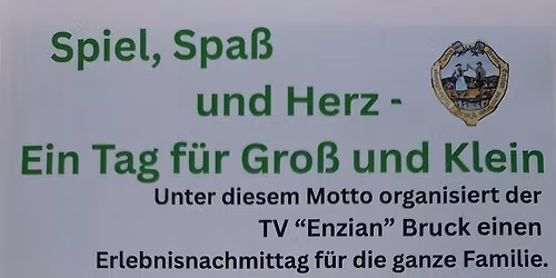 Spiel, Spa\u00df und Herz - Ein Tag f\u00fcr Gro\u00df und Klein \/ Erlebnisnachmittag