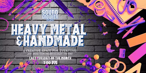 Heavy Metal & Handmade- Drink and Draw